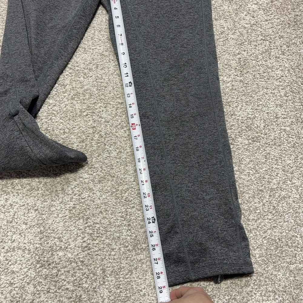 Nike Therma-FIT Pants Mens Medium Gray Fleece‎ Track Zip Hem Pockets Athletic